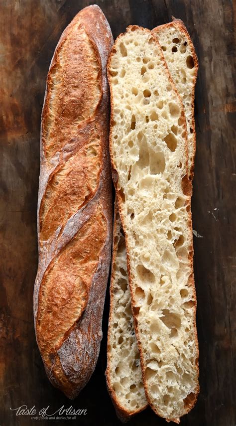 easy artisan baguette recipe.